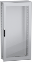 Floor standing modular electrical enclosure, PanelSeT SFN, decarbonized steel, glazed door, 2000x1000x400mm, IP55