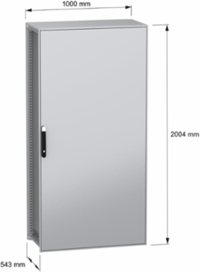 PanelSeT SFN Floor Standing Electrical Enclosure 2000x1000x500mm IP55