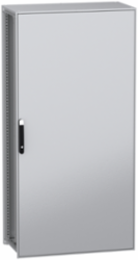 Floor standing modular electrical enclosure, PanelSeT SFN, decarbonized steel, mounting plate, 2000x1000x500mm, IP55
