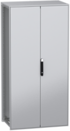 Floor standing modular electrical enclosure, PanelSeT SFN, decarbonized steel, 2000x1000x600mm, 2 doors, IP55