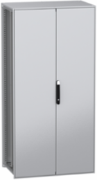 Floor standing modular electrical enclosure, PanelSeT SFN, decarbonized steel, plate, 2000x1000x600mm, 2 doors, IP55