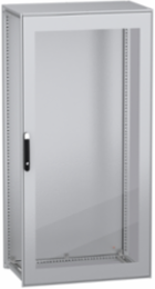 Floor standing modular electrical enclosure, PanelSeT SFN, decarbonized steel, glazed door, 2000x1000x600mm, IP55