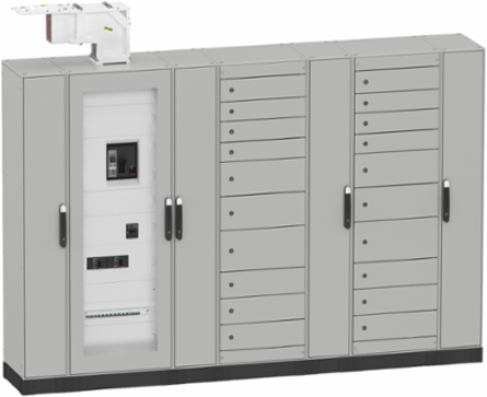 Floor standing modular electrical enclosure, PanelSeT SFN, decarbonized steel, 2000x300x800mm, IP55