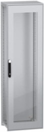 Floor standing modular electrical enclosure, PanelSeT SFN, decarbonized steel, glazed door, 2000x600x400mm, IP55