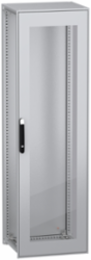 Floor standing modular electrical enclosure, PanelSeT SFN, decarbonized steel, glazed door, 2000x600x500mm, IP55