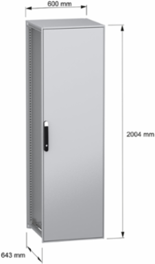PanelSeT SFN Floor Standing Enclosure 2000x600x600mm IP55