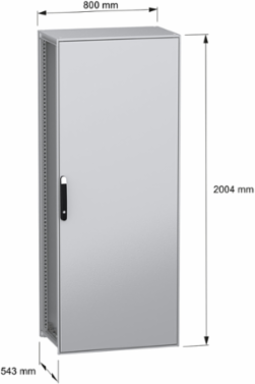 Floor Standing Modular Electrical Enclosure 2000x800x500mm IP55