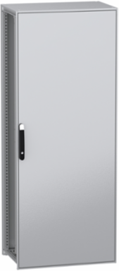 Floor standing modular electrical enclosure, PanelSeT SFN, decarbonized steel, mounting plate, 2000x800x500mm, IP55