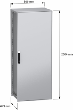 PanelSeT SFN Floor Standing Enclosure 2000x800x600 mm IP55