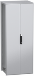 Floor standing modular electrical enclosure, PanelSeT SFN, decarbonized steel, 2000x800x600mm, 2 doors, IP55