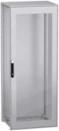 Floor standing modular electrical enclosure, PanelSeT SFN, decarbonized steel, glazed door, 2000x800x600mm, IP55