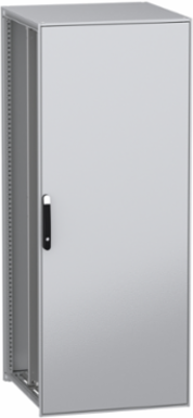 Floor standing modular electrical enclosure, PanelSeT SFN, decarbonized steel, mounting plate, 2000x800x800mm, IP55