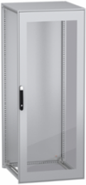 Floor standing modular electrical enclosure, PanelSeT SFN, decarbonized steel, glazed door, 2000x800x800mm, IP55