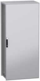 Floor standing modular electrical enclosure, PanelSeT SFN, decarbonized steel, mounting plate, 2200x1000x600mm, IP55