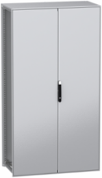 Floor standing modular electrical enclosure, PanelSeT SFN, decarbonized steel, 2200x1200x600mm, 2 doors, IP55