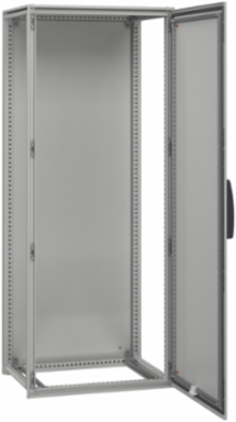Floor standing modular electrical enclosure, PanelSeT SFN, decarbonized steel, 2200x600x800mm, IP55