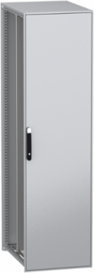 Floor standing modular electrical enclosure, PanelSeT SFN, decarbonized steel, mounting plate, 2200x600x800mm, IP55