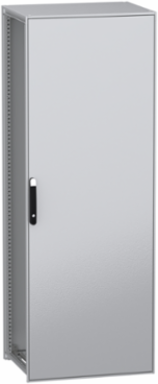 Floor standing modular electrical enclosure, PanelSeT SFN, decarbonized steel, 2200x800x600mm, IP55