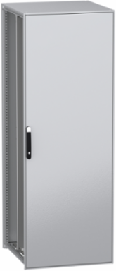 Floor standing modular electrical enclosure, PanelSeT SFN, decarbonized steel, mounting plate, 2200x800x800mm, IP55