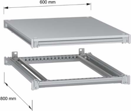 PanelSeT SFN Top and Bottom Frame Kit for 600mm x 800mm Enclosure