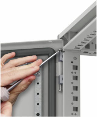 Plain Door for PanelSeT SFN Enclosure, H1800 W800mm, 31.5 kg, Grey RAL 7035