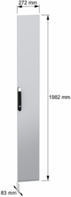Plain door, PanelSeT SFN, PanelSeT SM, for electrical enclosure H2000 W300mm