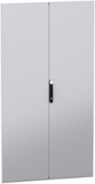 Double Plain Door for Electrical Enclosure H2200 W1200mm, IK10, 60 kg/m² Load
