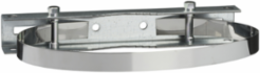 Galvanized Steel Post Fixing Device, Max Diameter 215 mm, 100 kg Load