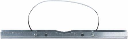 Galvanized Steel Post Fixing Device, 215 mm Diameter, 100 kg Load