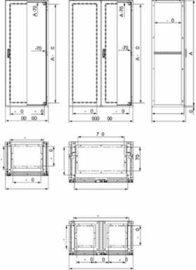 Spacial SFX 304L Stainless Steel Enclosure 2000x1000x600mm, IK10, IP55
