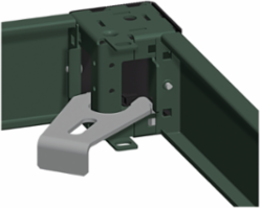 PanelSeT Plinth Fixing Brackets - Steel, Zinc Coated, 4mm Thickness, Set of 4