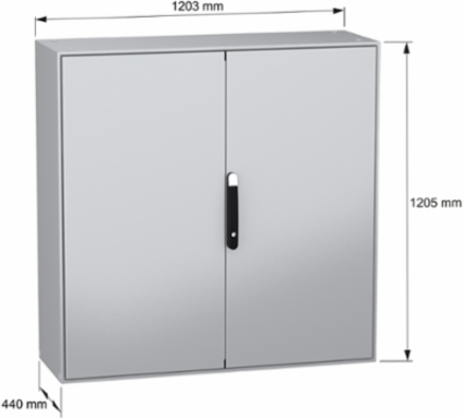 PanelSeT SM Compact Enclosure 1200x1200x400 mm IP55 Steel