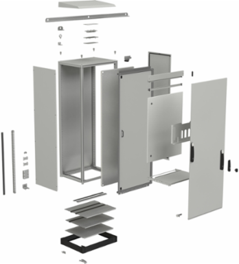 Spacial SM Compact Enclosure - 1200x800x300 mm, IP55, IK10, Steel
