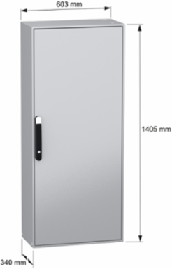 Spacial SM Compact Enclosure 1400x600x300 mm IP55 IK10