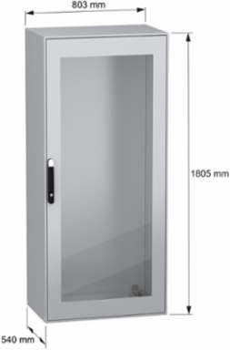 PanelSeT SM Compact Steel Enclosure 1800 x 800 x 500 mm IP55 IK08