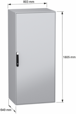 PanelSeT SM Compact Steel Enclosure 1800x800x600 mm IP55 IK10