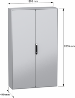Spacial SM Compact Enclosure 2000x1200x400 mm IK10 IP55