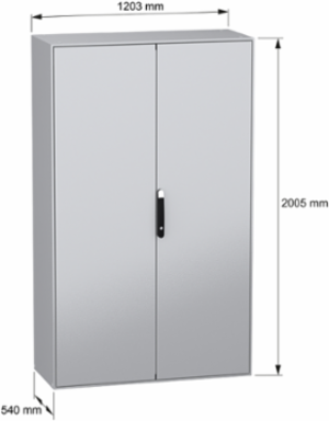 PanelSeT SM Compact Steel Enclosure 2000x1200x500 mm IP55 IK10