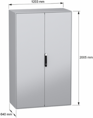 Spacial SM Compact Enclosure 2000x1200x600 mm, IP55, IK10