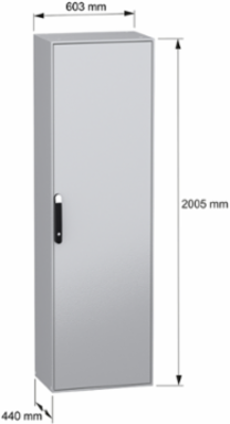 Spacial SM Compact Enclosure 2000x600x400 mm IP55 IK10