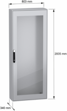 PanelSeT SM Steel Enclosure 2000x800x300 mm IP55 IK08
