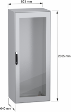 PanelSeT SM Compact Enclosure, 2000mm x 800mm x 600mm, IP55, IK08, 110kg