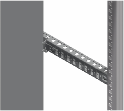 Intermediate Mounting Supports, Steel, Adjustable Depth 25 mm, Set of 10