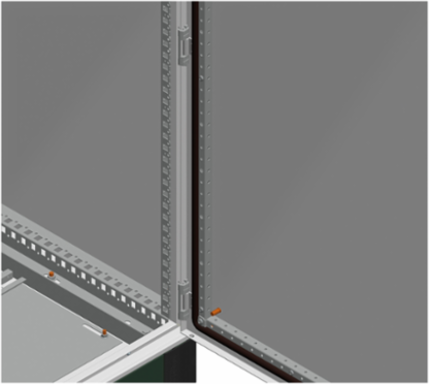 PanelSeT SM Vertical Adaptation Profile, 1800 mm, Steel, Galvanized