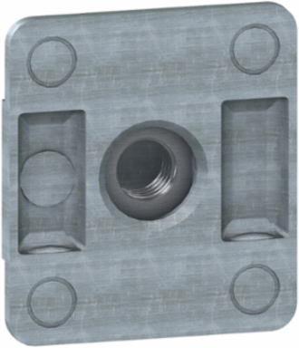 Serrated Quarter-Turn Sliding Nut M6, Set of 10 Multi-Purpose Fixing Accessories