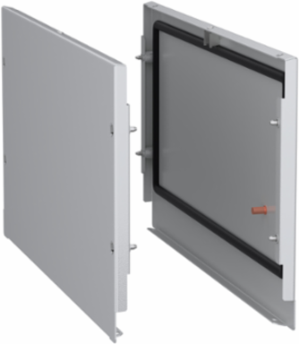 Side panels, PanelSeT SFN, for busbar chamber D600mm on electrical enclosure, RAL 7035, set of 2