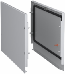 Side panels, PanelSeT SFN, for busbar chamber D600mm on electrical enclosure, RAL 7035, set of 2
