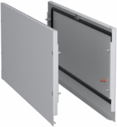 Side panels, PanelSeT SFN, for busbar chamber D800mm on electrical enclosure, RAL 7035, set of 2