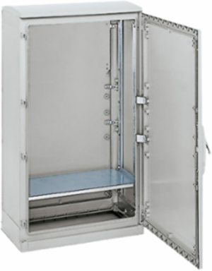 2 Uprights for 19 Inch Chassis, Height 750 mm, Depth 70 mm, Galvanised Steel