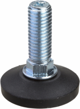 4 Adjustable Screw Jacks, 22 mm Height, Maximum Load 100 kg per Jack